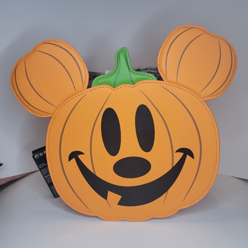 Loungefly Mickey Mouse Jack-o'-Lantern CrossBody Purse